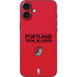 NBA Portland Trail Blazers Standard - Red iPhone 16 Plus Skin